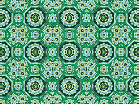 Islamic Patterns Geometric Art Arabic Background Wallpaper Stock Illustration