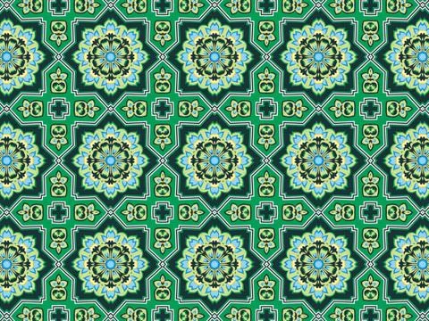 Islamic Patterns Geometric Art Arabic Background Wallpaper Stock Illustration