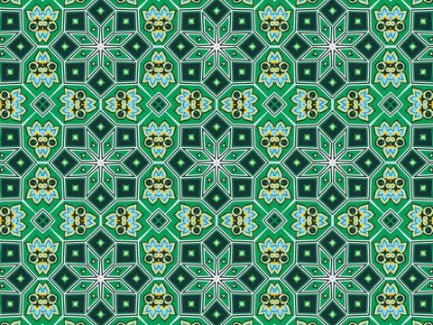 Islamic Patterns Geometric Art Arabic Background Wallpaper Illustrazione stock