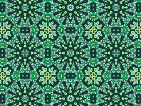 Islamic Patterns Geometric Art Arabic Background Wallpaper Stock Illustration