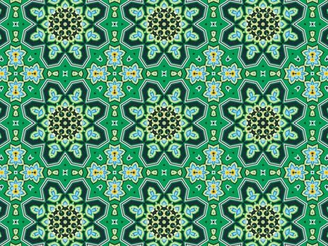 Islamic Patterns Geometric Art Arabic Background Wallpaper Stock Illustration