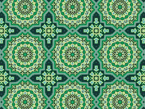 Islamic Patterns Geometric Art Arabic Background Wallpaper Stock Illustration