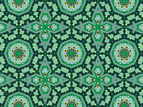 Islamic Patterns Geometric Art Arabic Background Wallpaper Stock Illustration