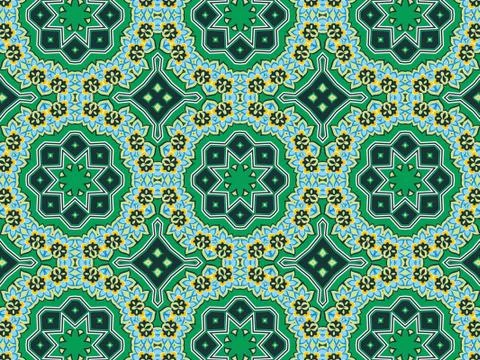Islamic Patterns Geometric Art Arabic Background Wallpaper Stock Illustration