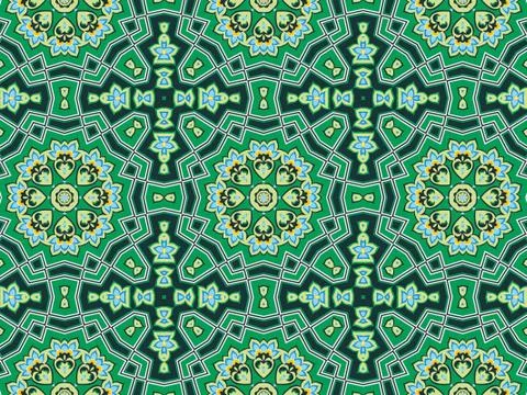 Islamic Patterns Geometric Art Arabic Background Wallpaper Illustrazione stock