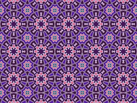 Islamic Patterns Geometric Art Arabic Background Wallpaper Illustrazione stock