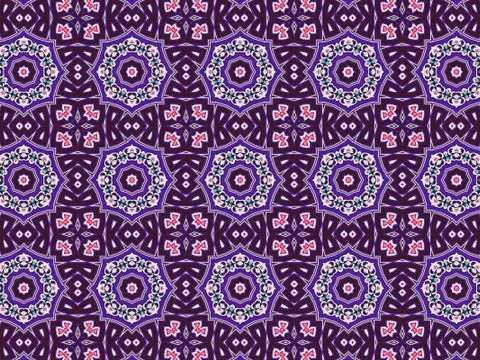 Islamic Patterns Geometric Art Arabic Background Wallpaper Illustrazione stock
