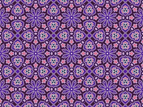 Islamic Patterns Geometric Art Arabic Background Wallpaper Stock Illustration
