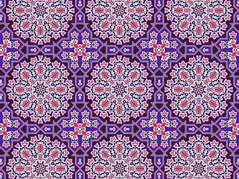 Islamic Patterns Geometric Art Arabic Background Wallpaper Stock Illustration