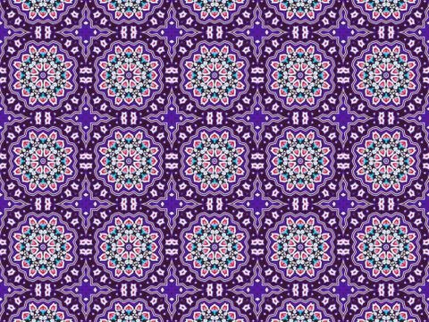 Islamic Patterns Geometric Art Arabic Background Wallpaper Illustrazione stock