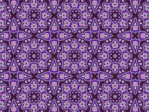 Islamic Patterns Geometric Art Arabic Background Wallpaper Stock Illustration
