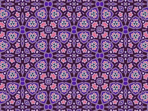 Islamic Patterns Geometric Art Arabic Background Wallpaper Stock Illustration