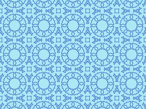 Islamic Patterns Geometric Art Arabic Background Wallpaper Stock Illustration