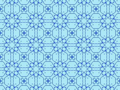 Islamic Patterns Geometric Art Arabic Background Wallpaper Illustrazione stock