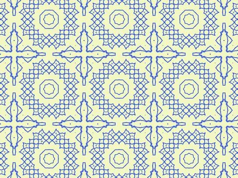 Islamic Patterns Geometric Art Arabic Background Wallpaper Stock Illustration