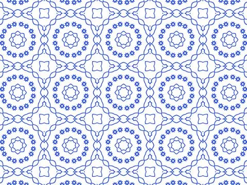 Islamic Patterns Geometric Art Arabic Background Wallpaper Stock Illustration