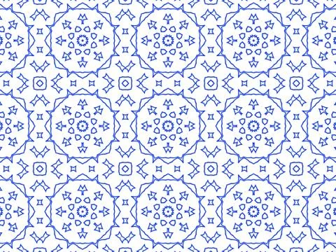 Islamic Patterns Geometric Art Arabic Background Wallpaper Illustrazione stock