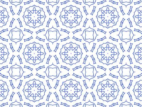 Islamic Patterns Geometric Art Arabic Background Wallpaper Stock Illustration