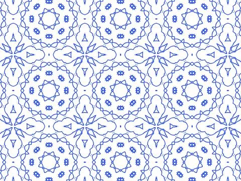 Islamic Patterns Geometric Art Arabic Background Wallpaper Stock Illustration