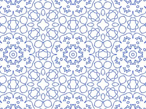 Islamic Patterns Geometric Art Arabic Background Wallpaper Stock Illustration