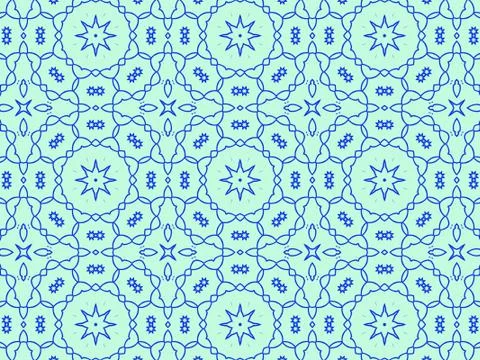 Islamic Patterns Geometric Art Arabic Background Wallpaper Stock Illustration