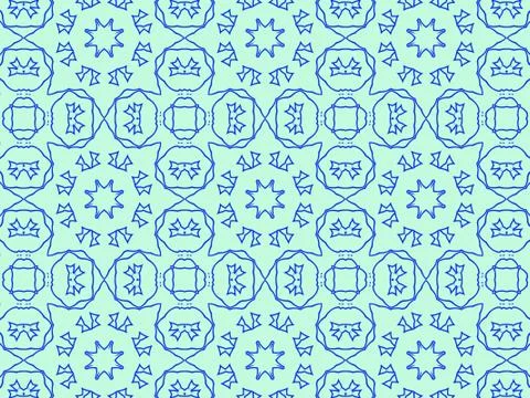 Islamic Patterns Geometric Art Arabic Background Wallpaper Illustrazione stock