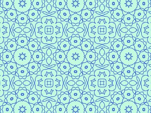 Islamic Patterns Geometric Art Arabic Background Wallpaper Stock Illustration