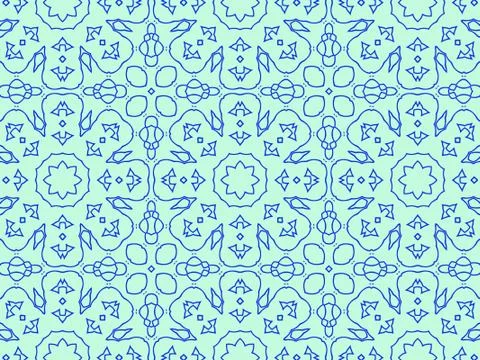 Islamic Patterns Geometric Art Arabic Background Wallpaper Stock Illustration