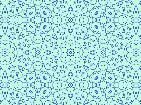 Islamic Patterns Geometric Art Arabic Background Wallpaper Stock Illustration