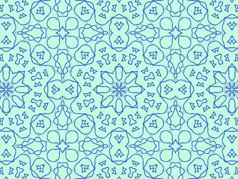 Islamic Patterns Geometric Art Arabic Background Wallpaper Stock Illustration