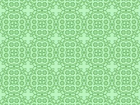Islamic Patterns Geometric Art Arabic Background Wallpaper Stock Illustration