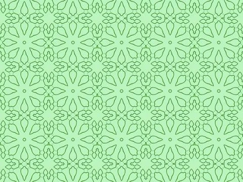 Islamic Patterns Geometric Art Arabic Background Wallpaper Stock Illustration