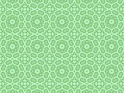 Islamic Patterns Geometric Art Arabic Background Wallpaper Stock Illustration