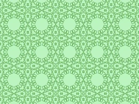 Islamic Patterns Geometric Art Arabic Background Wallpaper Stock Illustration
