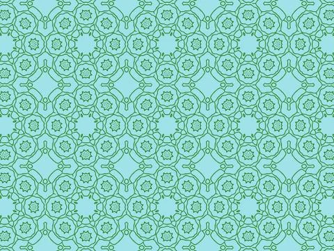 Islamic Patterns Geometric Art Arabic Background Wallpaper Stock Illustration