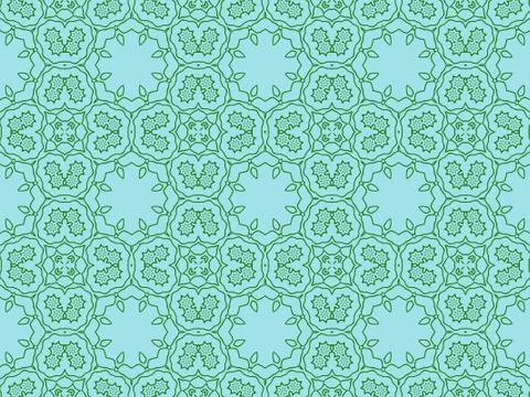 Islamic Patterns Geometric Art Arabic Background Wallpaper Stock Illustration