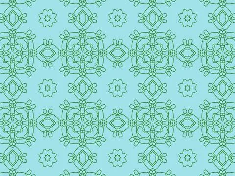 Islamic Patterns Geometric Art Arabic Background Wallpaper Illustrazione stock