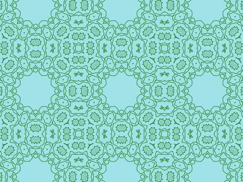 Islamic Patterns Geometric Art Arabic Background Wallpaper Illustrazione stock