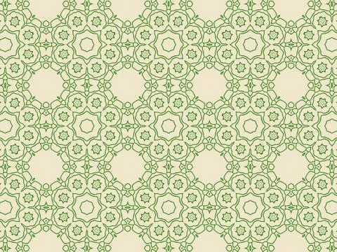 Islamic Patterns Geometric Art Arabic Background Wallpaper Stock Illustration