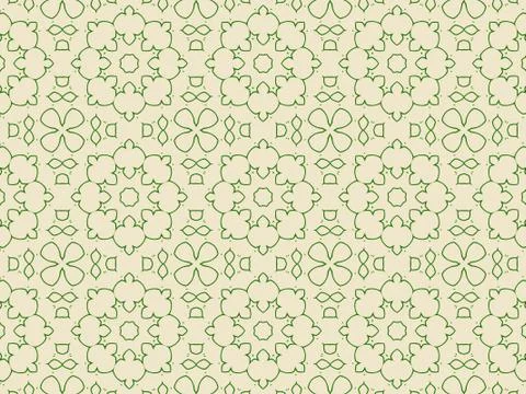 Islamic Patterns Geometric Art Arabic Background Wallpaper Illustrazione stock