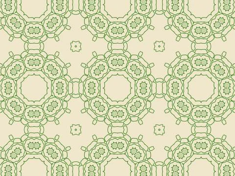 Islamic Patterns Geometric Art Arabic Background Wallpaper Stock Illustration