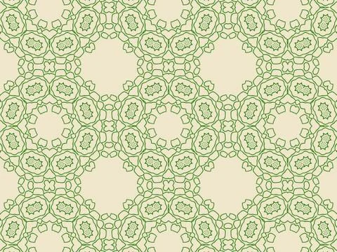 Islamic Patterns Geometric Art Arabic Background Wallpaper Stock Illustration