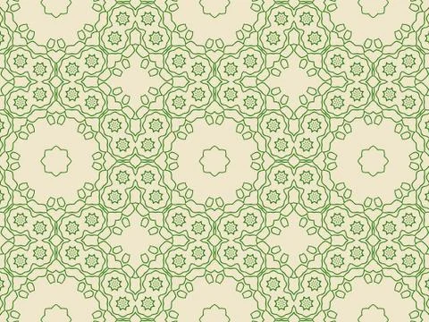 Islamic Patterns Geometric Art Arabic Background Wallpaper Stock Illustration
