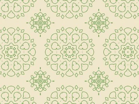 Islamic Patterns Geometric Art Arabic Background Wallpaper Illustrazione stock
