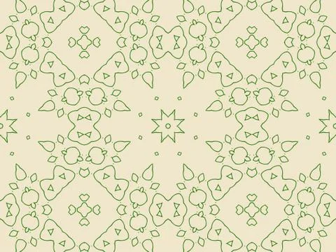Islamic Patterns Geometric Art Arabic Background Wallpaper Illustrazione stock
