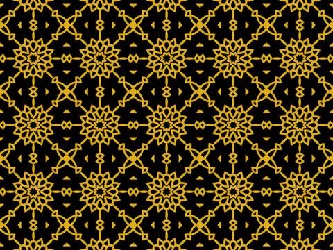 Islamic Patterns Geometric Art Arabic Background Wallpaper Stock Illustration