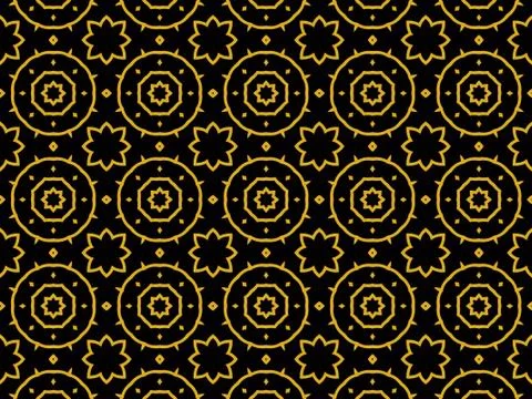 Islamic Patterns Geometric Art Arabic Background Wallpaper Stock Illustration