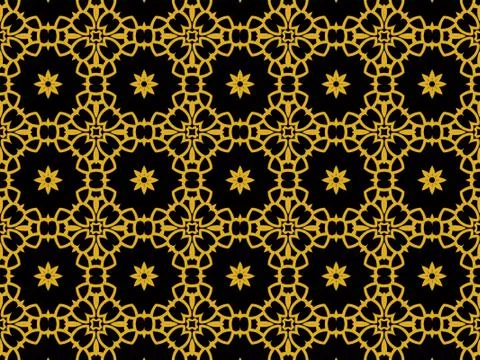 Islamic Patterns Geometric Art Arabic Background Wallpaper Illustrazione stock