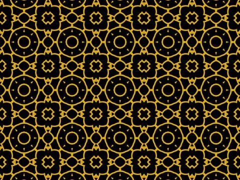 Islamic Patterns Geometric Art Arabic Background Wallpaper Stock Illustration