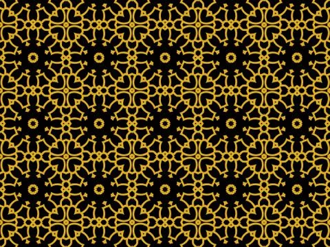 Islamic Patterns Geometric Art Arabic Background Wallpaper Stock Illustration